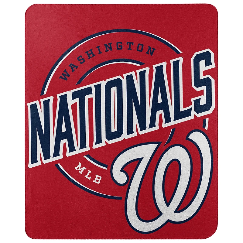 The Northwest Group  Washington Nationals 50" x 60" Campaign Fleece Throw