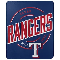 The Northwest Group  Texas Rangers 50" x 60" Campaign Fleece Throw
