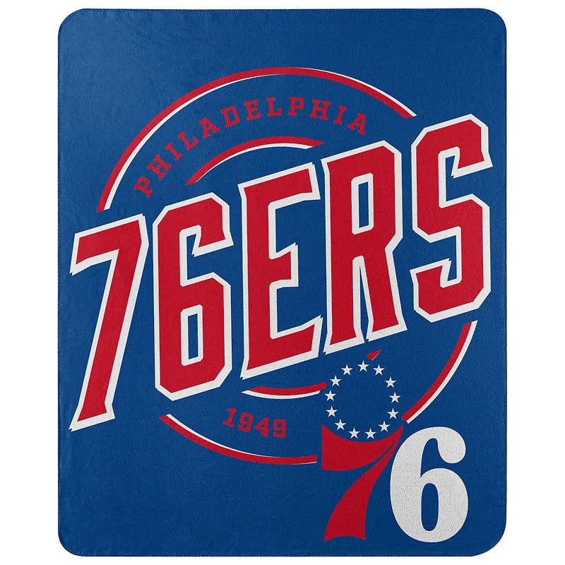 The Northwest Group  Philadelphia 76ers 50" x 60" Campaign Fleece Throw