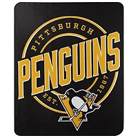 The Northwest Group  Pittsburgh Penguins 50" x 60" Campaign Fleece Throw