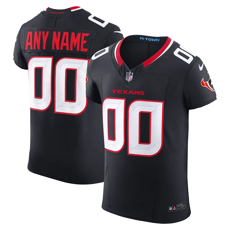 Men's Nike  Navy Houston Texans Team Vapor F.U.S.E. Elite Custom Jersey