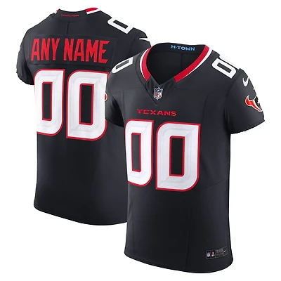 Men's Nike  Navy Houston Texans Team Vapor F.U.S.E. Elite Custom Jersey