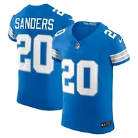 Men's Nike Barry Sanders Blue Detroit Lions Team Vapor F.U.S.E. Elite Jersey