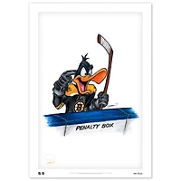 Daffy Duck Boston Bruins 24" x 36" Looney Tunes Limited Edition Fine Art Print