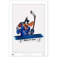 Daffy Duck New York Rangers 24" x 36" Looney Tunes Limited Edition Fine Art Print