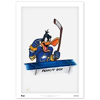 Daffy Duck Buffalo Sabres 24" x 36" Looney Tunes Limited Edition Fine Art Print