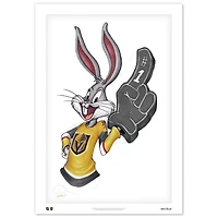 Bugs Bunny Vegas Golden Knights 24" x 36" Looney Tunes Limited Edition Fine Art Print