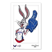 Bugs Bunny Washington Capitals 11" x 17" Looney Tunes Poster Print
