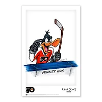 Daffy Duck Philadelphia Flyers 11" x 17" Looney Tunes Poster Print