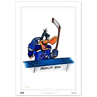 Daffy Duck St. Louis Blues 14" x 20" Looney Tunes Limited Edition Fine Art Print