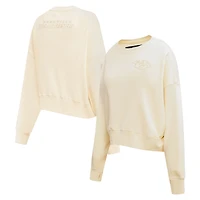 Women's Pro Standard Cream Nashville Predators Neutral Pullover Sweatshirt