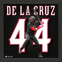 Highland Mint Elly De La Cruz Cincinnati Reds 13" x 13" Impact Jersey Frame