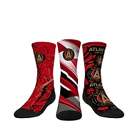 Youth Rock Em Socks  Red Atlanta United FC Three-Pack Crew Socks Set