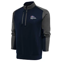 Men's Antigua  Navy/Gray MSU Denver Roadrunners Team Quarter-Zip Pullover Top