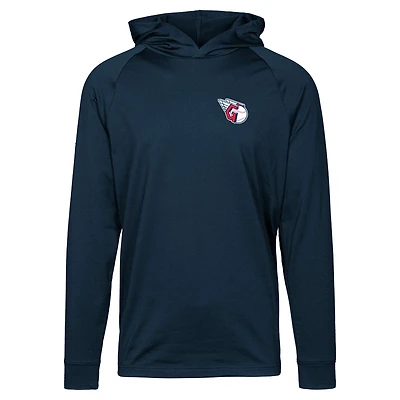 Men's Levelwear  Navy Cleveland Guardians Dimension Insignia 2.0 Pullover Hoodie