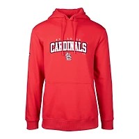 Men's Levelwear  Red St. Louis Cardinals Podium Team Arch Pullover Hoodie