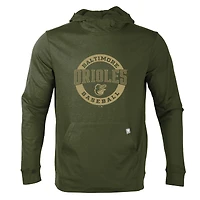 Men's Levelwear  Green Baltimore Orioles Thrive Pullover Hoodie