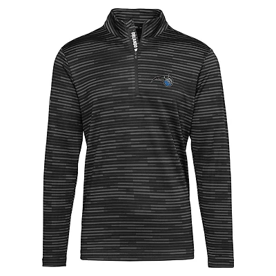 Men's Levelwear  Black Orlando Magic Gear Insignia Core Quarter-Zip Pullover Top