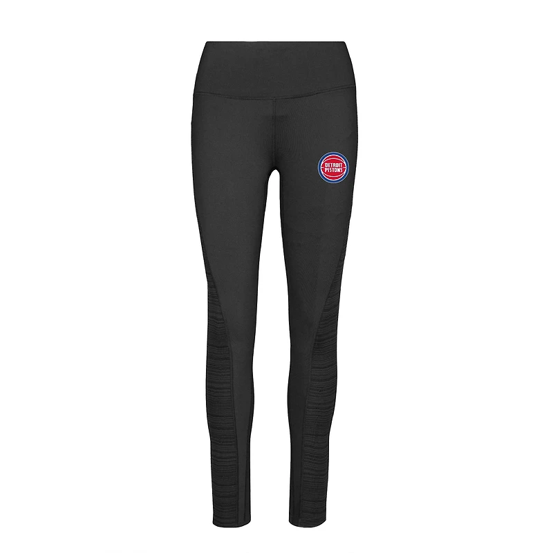 Women's Levelwear Black Detroit Pistons Destiny Insignia Core Leggings