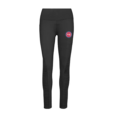 Women's Levelwear  Black Detroit Pistons Destiny Insignia Core Leggings