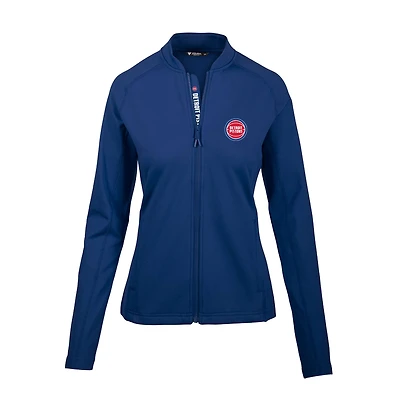 Women's Levelwear  Royal Detroit Pistons Ezra Insignia Core Full-Zip Jacket