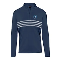 Men's Levelwear  Navy Minnesota Timberwolves Asher Insignia Core Quarter-Zip Pullover Top