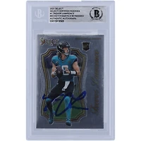 Trevor Lawrence Jacksonville Jaguars Autographed 2021 Panini Select Certified Rookies #SCR-1 Beckett Fanatics Witnessed Authenticated Rookie Card