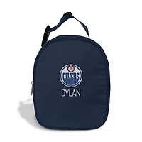 Chad & Jake  Navy Edmonton Oilers Personalized Insulated Lunchbox