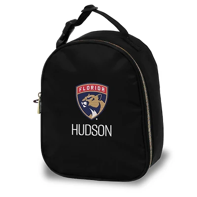 Chad & Jake  Black Florida Panthers Personalized Insulated Lunchbox