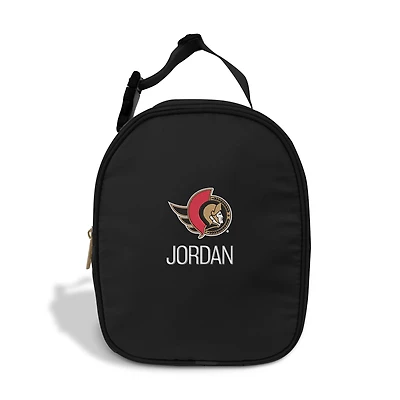 Chad & Jake  Black Ottawa Senators Personalized Insulated Lunchbox