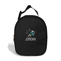 Chad & Jake  Black San Jose Sharks Personalized Insulated Lunchbox