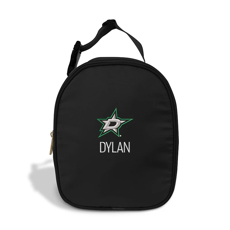 Chad & Jake  Black Dallas Stars Personalized Insulated Lunchbox