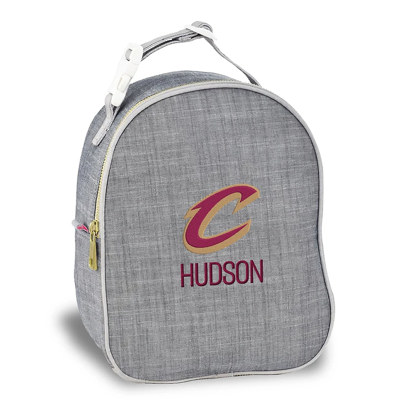 Chad & Jake  Gray Cleveland Cavaliers Personalized Insulated Lunchbox