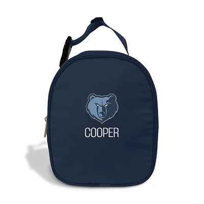 Chad & Jake  Navy Memphis Grizzlies Personalized Insulated Lunchbox