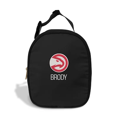 Chad & Jake  Black Atlanta Hawks Personalized Insulated Lunchbox