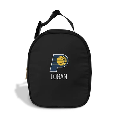 Chad & Jake  Black Indiana Pacers Personalized Insulated Lunchbox