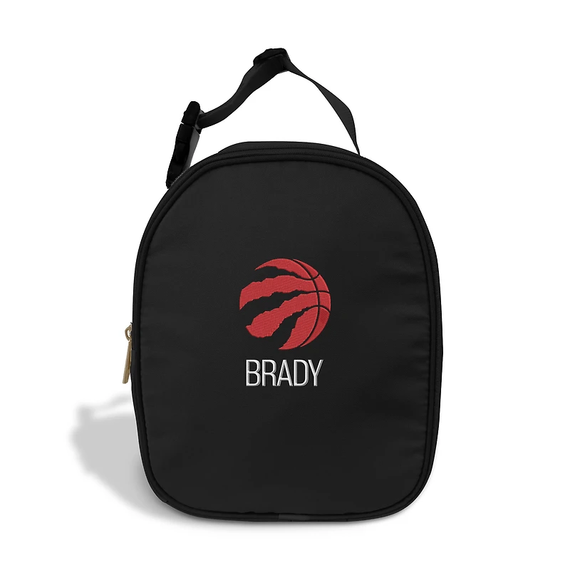 Chad & Jake  Black Toronto Raptors Personalized Insulated Lunchbox
