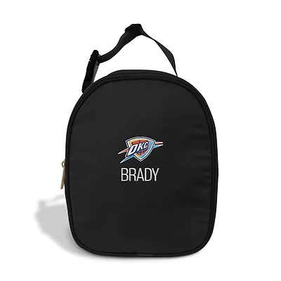 Chad & Jake  Black Oklahoma City Thunder Personalized Insulated Lunchbox
