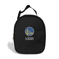 Chad & Jake  Black Golden State Warriors Personalized Insulated Lunchbox
