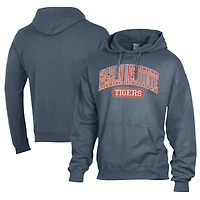 Men's Comfort Wash  Blue SUNY Fashion Institute of Technology Tigers Lightweight Fleece Pullover Hoodie