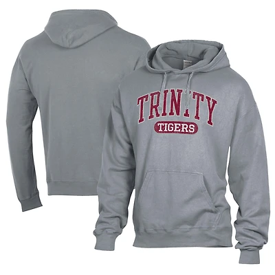 Men's Comfort Wash  Gray Trinity Bantams Lightweight Fleece Pullover Hoodie