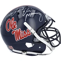 Eli Manning & Matt Corral Ole Miss Rebels Autographed Schutt Helmet