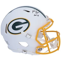 Brett Favre Green Bay Packers Autographed Riddell Authentic Helmet with Inscription