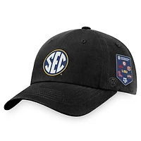 Men's Top of the World  Black SEC Banner Adjustable Hat