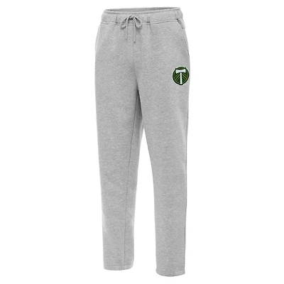 Men's Antigua Heather Gray Portland Timbers Victory Sweatpants