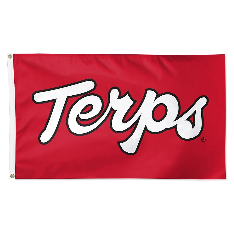 WinCraft Maryland Terrapins 3' x 5' Single-Sided Script Deluxe Flag