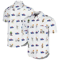 Men's RSVLTS White Space Jam Tune Jersey KUNUFLEX Button-Down Shirt