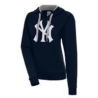 Women's Antigua  Navy New York Yankees Victory Pullover Hoodie