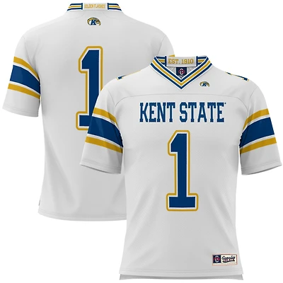 Men's GameDay Greats #1 White Kent State Golden Flashes Football Jersey