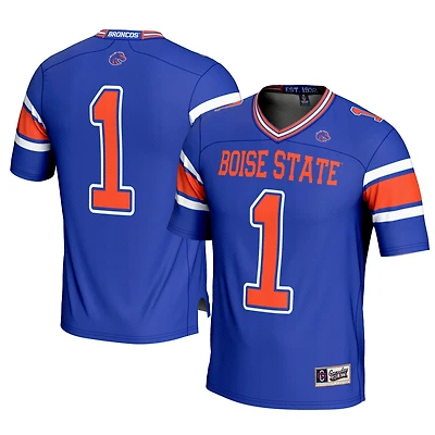 Men's GameDay Greats #1 Royal Boise State Broncos Football Jersey